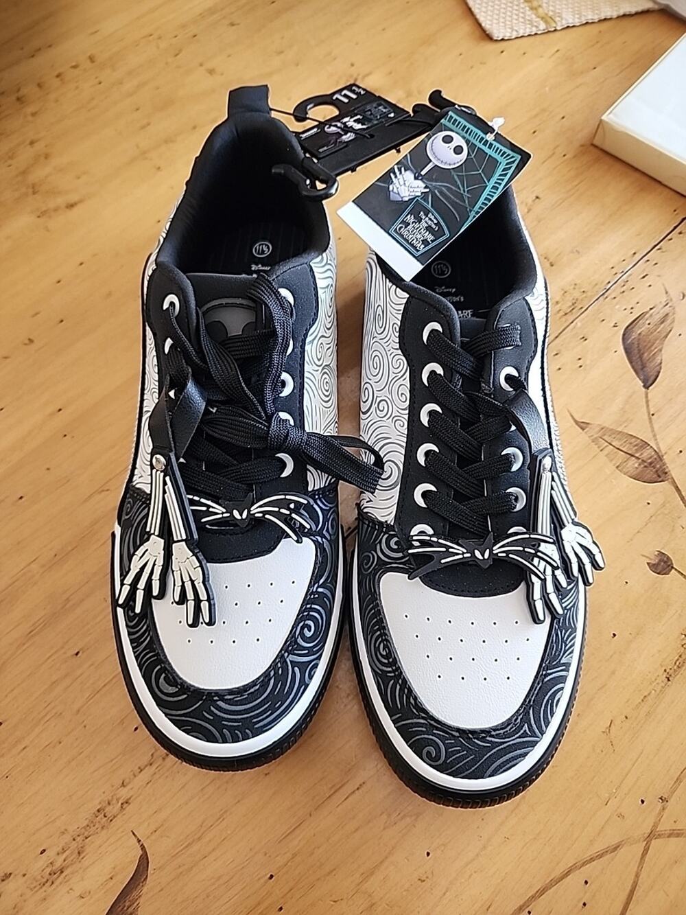 Disney Nightmare Before Christmas Jack Skellington Shoes Mens 11.5 Ground Up NWT